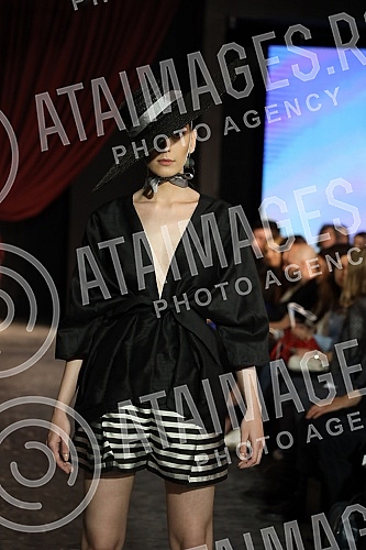 49th Belgrade Fashion Week - socially responsible fashion show What is your worldview? whose goal is to raise public awareness about eye and retinal diseases that lead to visual disturbances, but also about the importance of ophthalmic preventive exa