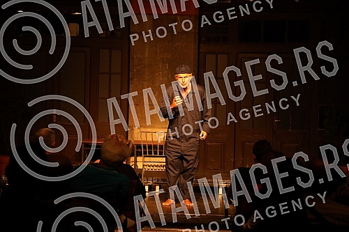 Serbian actor with a career in Hollywood, Zeljko Dimic or Jack Dimich, played his monodrama 