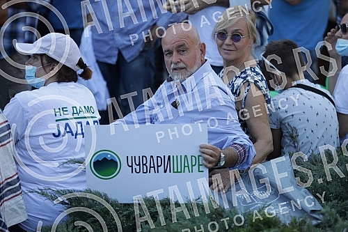 In front of the House of the National Assembly, a protest of several non-governmental organizations began, entitled 