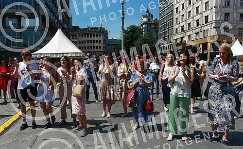 On the occasion of marking more than 20 years of German development cooperation in Serbia, a jubilee celebration was organized on the Republic Square in Belgrade.