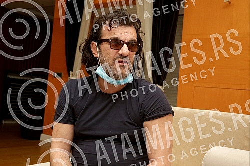 Singer Aleksandar Vuksanovic - Aca Lukas gave a concert on the terrace of his home. The working name of the show is 