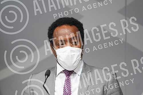 Minister of European integration Jadranka Joksimovic welcomed the first contingent of 57,000 doses of AstraZeneca vaccines through the COVAX mechanism at the Minister of European integration Jadranka Joksimovic welcomed the first contingent of 57,000 doses of AstraZeneca vaccines through the COVAX mechanism at the