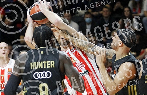 The match of the 16th round of the Turkish Airlines Euroleague between KK Crvena zvezda mts and FC Bayern Munich was played in the Aleksandar Nikolic Hall.Utakmica 16. kola Turkish Airlines Evrolige izmedju KK Crvena zvezda mts i FC Bajern Minhen o