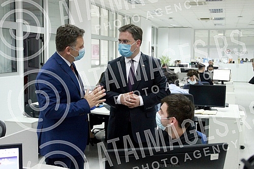 Presentation of the new e-Consulate electronic service project in the Office for IT and eGovernment.Predstavljanje novog projekta elektronske usluge e-Konzulat u Kancelariji za IT i eUpravu