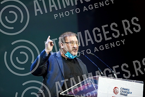 The Assembly of the Party of Freedom and Justice is being held in Kombank Hall.U Kombank dvorani se odrzava Skupstina Stranke slobode i pravde. The Assembly of the Party of Freedom and Justice is being held in Kombank Hall.U Kombank dvorani se odrzava Skupstina Stranke slobode i pravde.