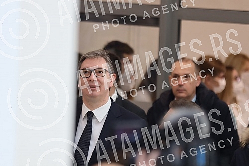 The President of the Republic of Serbia, Aleksandar Vucic, attended the opening ceremony of the newly built building of the Institute for Cardiovascular Diseases in Dedinje.Predsednik Republike Srbije Aleksandar Vucic prisustvovao je ceremoniji otv