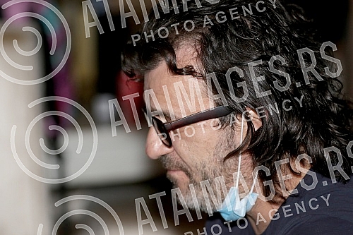 Singer Aleksandar Vuksanovic - Aca Lukas gave a concert on the terrace of his home. The working name of the show is 