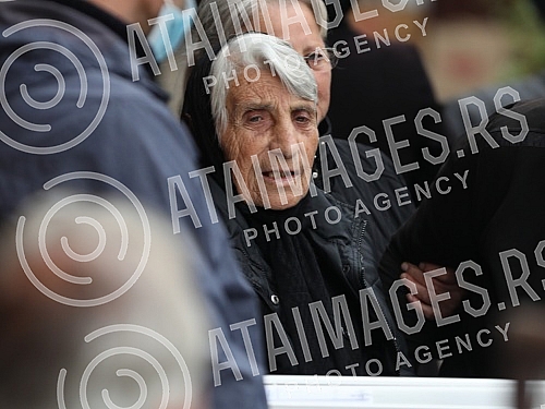 The Djokic family from Aleksinac, who were presumably killed between September 26 and 27 in the area of the village of Moravac, were seen off by relatives, neighbors, friends and priests from Goran's mother's house for eternal rest in the cemetery in The Djokic family from Aleksinac, who were presumably killed between September 26 and 27 in the area of the village of Moravac, were seen off by relatives, neighbors, friends and priests from Goran's mother's house for eternal rest in the cemetery in