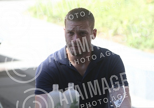 Promotion of new Gillette product hel in kafe Magazin.Promocija novog Zilet (Gillette) proizvoda u kafeteriji Magazin.