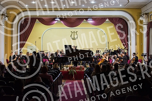 The Nis Symphony Orchestra, conducted by the dean of the Low Faculty of Arts Milena Injac and with the soloist, one of the most important Serbian pianists, Marija Ivanovic, performed  Schubert's  Fantasy in F minor for the first time in the Balkans a