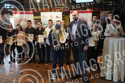 The Shooting Association of Serbia held a solemn proclamation of the most successful shooters, coaches and clubs of Serbia for 2021 in the cafe-restaurant 