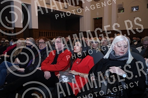 In the Great Hall of the Yugoslav Cinematheque, a promotion of the monograph on Neda Arneric 