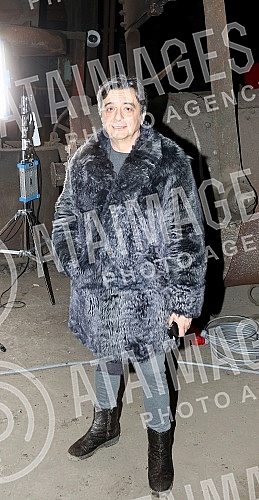 Nenad Sindjelic - Gastoz and Aleksandra Ristic - Alexandra Matrix make a video for the new song.Nenad Sindjelic - Gastoz i Aleksandra Ristic - Alexandra Matrix na snimanju spota za novu pesmu.