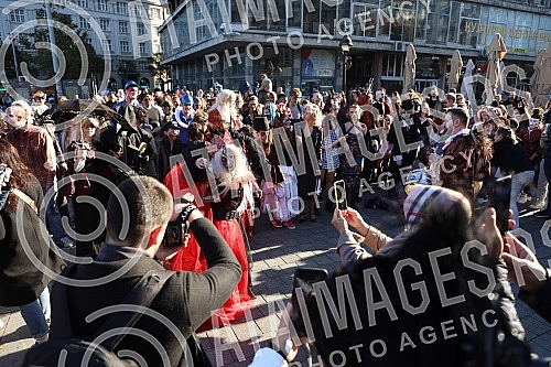 8. Belgrade Zombie Walk is an event organized as part of the 15th Festival of Serbian Fiction Film (October 29 - October 31, 2021), which takes place in the Hall of the Cultural Center.8. Beogradski zombie walk je manifestacija koja je organizovana