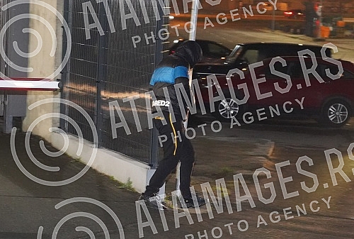 Bogdan Ilic, better known as Baka Prase, after a hearing in the premises of the Department for High-Tech Crime of the RS Ministry of the Interior, to give a statement on all known circumstances related to the death of YouTuber Kristina Djukic (21), b