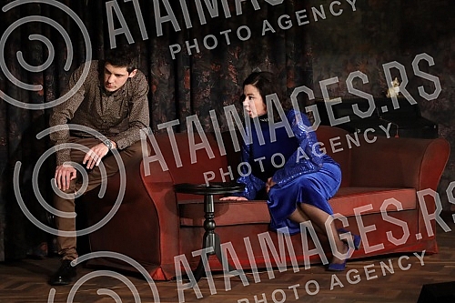 The premiere of the play The premiere of the play