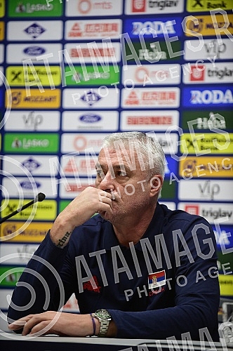 In the press center of SC FSS, a media conference was organized by the head coach of the Serbian national team, Svetislav Pesic, and the president of the Basketball Federation of Serbia, Predrag Danilovic.U press centru SC FSS organizovana je konfe