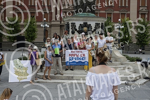 The Association for the Protection of Constitutionality and Legality has organized rallies throughout Serbia and around the world in support of the locals in the Jadra and Loznica valleys who face Rio Tinto on a daily basis.Udruzenje za zastitu ust