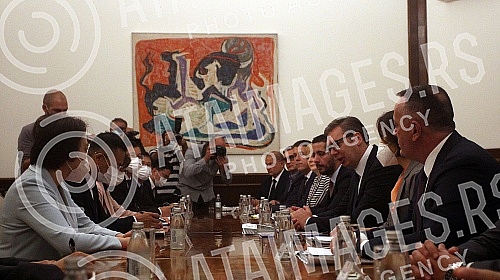 The President of Serbia, Aleksandar Vucic, met with the delegation of the Chinese company 