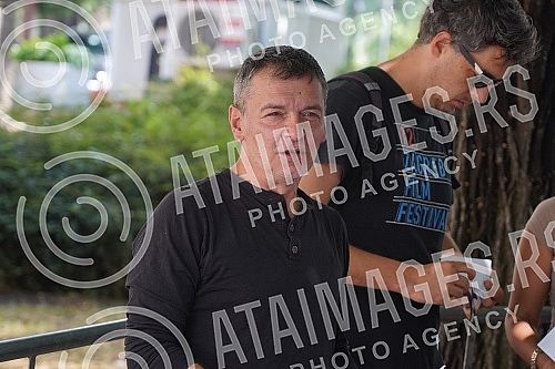 In front of the fountain on Andricev venac, a performance by organizations gathered around the 