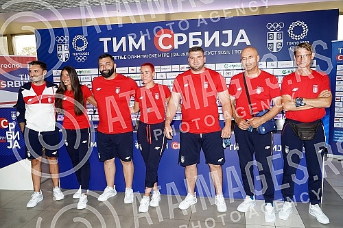 A press conference of the Serbian national athletics team was held at Nikola Tesla Airport before leaving for Tokyo for the Olympic Games.
Na aerodromu Nikola Tesla odrzana je konferencija za medije atletske reprezentacije Srbije pred polazak u Tok A press conference of the Serbian national athletics team was held at Nikola Tesla Airport before leaving for Tokyo for the Olympic Games.
Na aerodromu Nikola Tesla odrzana je konferencija za medije atletske reprezentacije Srbije pred polazak u Tok
