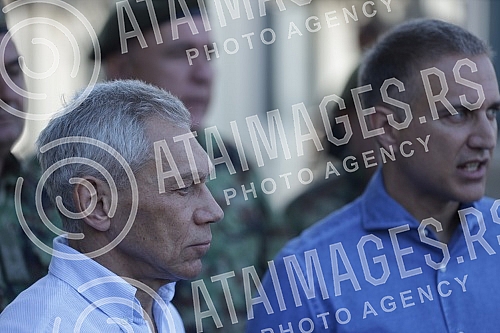 Deputy Prime Minister and Minister of Defense Nebojsa Stefanovic, Chief of General Staff of the Serbian Army General Milan Mojsilovic, Ambassador of the Russian Federation Aleksandar Bocan-Kharcenko and Defense Envoy Major General Aleksandar Zincenko Deputy Prime Minister and Minister of Defense Nebojsa Stefanovic, Chief of General Staff of the Serbian Army General Milan Mojsilovic, Ambassador of the Russian Federation Aleksandar Bocan-Kharcenko and Defense Envoy Major General Aleksandar Zincenko