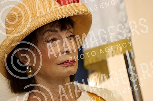 The Deputy Prime Minister of the Republic of Serbia and the Minister of Culture and Information Maja Gojkovic opened the exhibition of drawings by Milica od Macve in the exhibition hall of the Gradiska Cultural Center.Potpredsednica Vlade Republike