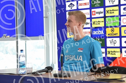 Press conference of the men's A national team of Serbia before the match of the 6th round of group A in the qualifiers for going to the World Cup 2023, which our national team will play on Sunday, July 3 in the low Cair hall against Belgium.Konfere