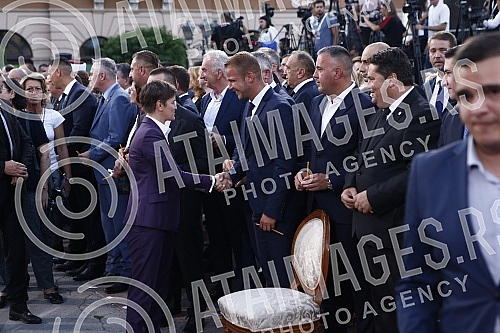 The state manifestation dedicated to the memory of all martyred and exiled Serbs on the occasion of the 27th anniversary of the military action Storm, this year was held in Novi Sad on Freedom Square.Drzavna manifestacija posvecena secanju na sve st