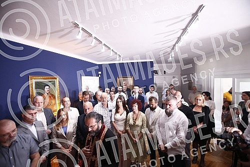 The movement for the renewal of the Kingdom of Serbia by Vojislav Mihailovic marked the party's Patron saint day - Vidovdan.Pokret obnove Kraljevine Srbije Vojislava Mihailovica obelezio je stranacku Slavu - Vidovdan