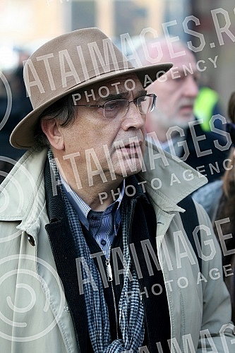 The funeral of Petar Kralj at the New Cemetery.Sahrana Petra Kralja  na Novom groblju.