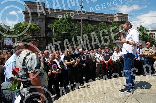 The procession of remembrance was organized on the occasion of the shooting of the final scene of the documentary 
