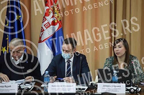 A session of the Working Group of the National Convention on the EU for Chapter 23 was held at the Palace of Serbia.U Palati Srbija odrzana je sednica Radne grupe Nacionalnog konventa o EU za Poglavlje 23.
