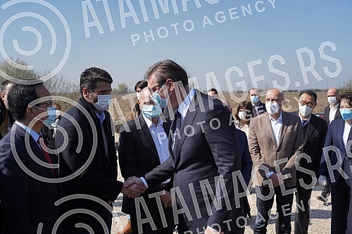 The President of the Republic of Serbia, Aleksandar Vucic, attended the celebration of the beginning of works on the section of the road New Belgrade - Surcin (continuation of the highway E-763 Milos Veliki).
Predsednik Republike Srbije Aleksandar V The President of the Republic of Serbia, Aleksandar Vucic, attended the celebration of the beginning of works on the section of the road New Belgrade - Surcin (continuation of the highway E-763 Milos Veliki).
Predsednik Republike Srbije Aleksandar V