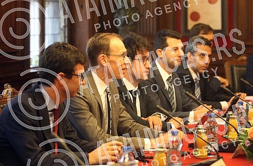 Meeting of representatives of the National Bank of Serbia and the IMF.Sastanak predstavnika Narodne banke Srbije i MMF.