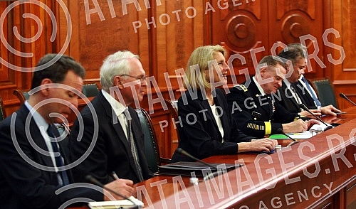 The Prime Minister of the Republic of Serbia, Ana Brnabic, met with the Assistant Secretary of State for European and Asian Affairs, Karen Donfried, in the building of the Government of Serbia.Predsednica Vlade Republike Srbije Ana Brnabic sastala 