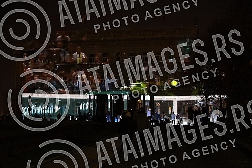 As of today, March 8, Novak Djokovic is officially the best tennis player in the world of all time, and in honor of that, a projection of footage with his best moves in his career so far will be shown on the facade of the Belgrade City Assembly build