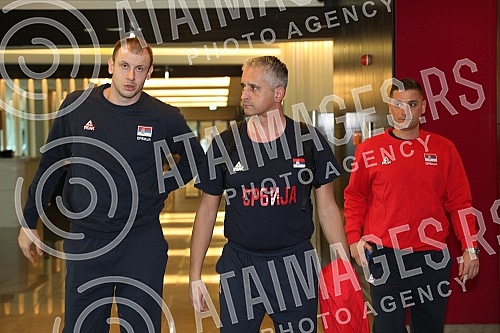 Gathering of the Serbian national team due to the qualifying cycle for going to Eurobasket 2021 and a press conference of selectors Igor Kokoskov at the Crowne Plaza Hotel.Okupljanje muske reprezentacija Srbije zbog kvalifikacionog ciklusa za odlaza