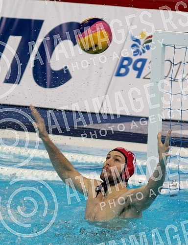 Evropsko prvenstvo u vaterpolu (European waterpolo championships - 32nd for men and 16th for women) Hrvatska - Srbija (Croatia vs Serbia - men).