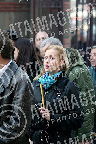 The funeral of Petar Kralj at the New Cemetery.Sahrana Petra Kralja  na Novom groblju.