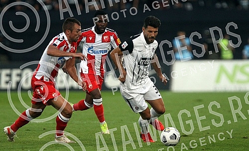 The match of the ninth round of the Linglong Tire Super League of Serbia between FK Partizan and FK Crvena zvezda was played at the Partizan stadium.Utakmica devetog  kola Linglong Tire Super liga Srbije izmedju FK Partizan i FK Crvena zvezda odigr