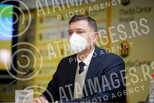 A press conference at which the opposition parties presented the A press conference at which the opposition parties presented the