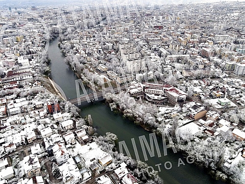 April snow in Banja Luka.Aprilski sneg u Banjaluci.