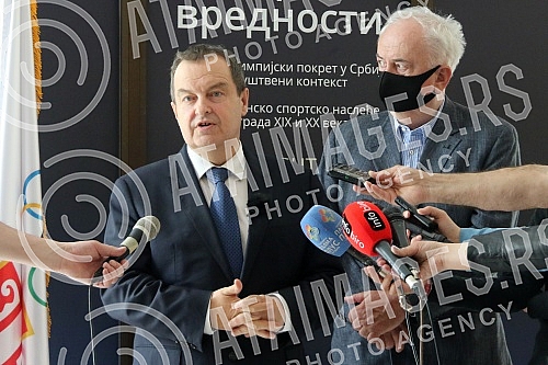 The President of the National assembly of the Republic of Serbia, Ivica Dacic, visited the exhibition The President of the National assembly of the Republic of Serbia, Ivica Dacic, visited the exhibition