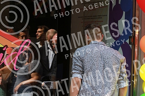 Open Pride info center in Belgrade.Otvoren Prajd info centar u Beogradu. 