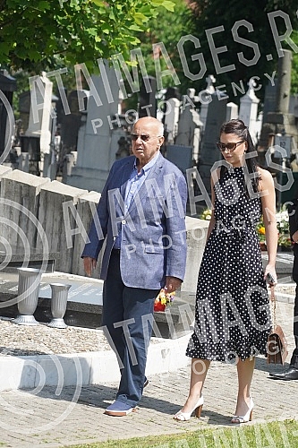A memorial service on the occasion of the sixth anniversary of Milutin Mrkonjic's death was held in the Alley of Merited Citizens at the New Cemetery, and a QR code was placed on the tombstone, which when wrapped shows information about the late poli A memorial service on the occasion of the sixth anniversary of Milutin Mrkonjic's death was held in the Alley of Merited Citizens at the New Cemetery, and a QR code was placed on the tombstone, which when wrapped shows information about the late poli