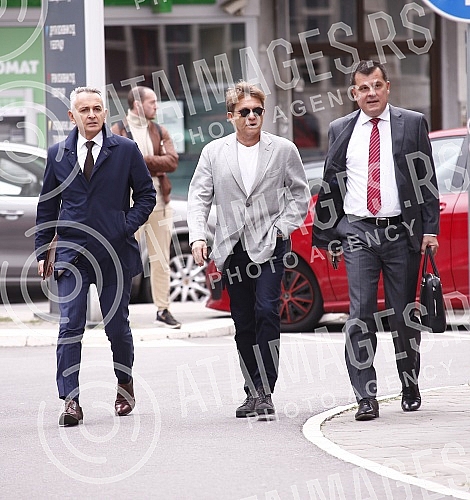 In the First Basic Court in Belgrade, the trial of actor and director Dragan Bjelogrlic should continue regarding accusations of violent behavior against fellow director Predrag Antonijevic.