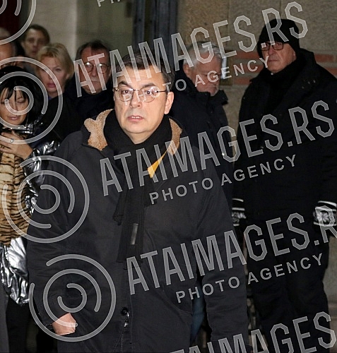 Burial - the cremation of the Serbian actress Neda Arneric held at the New Cemetery.Sahrana - kremacija srpske glumice Nede Arneric odrzana na Novom groblju.