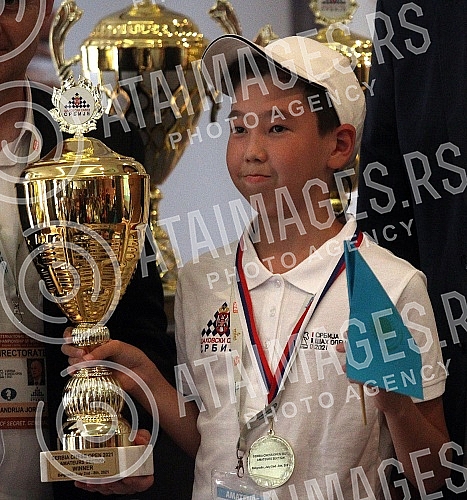 Closing of the first international open chess championship of Serbia 