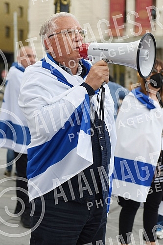 The Jewish community of Zemun held a rally 